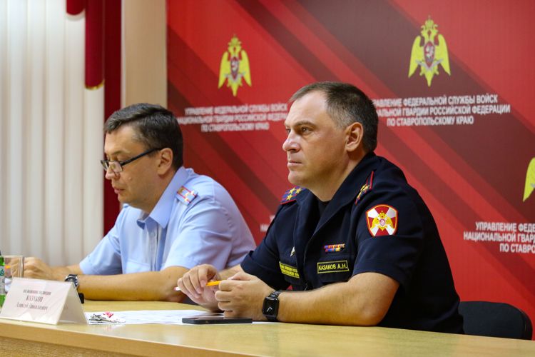 В ставропольском управлении Росгвардии обсудили вопросы охраны правопорядка в День знаний