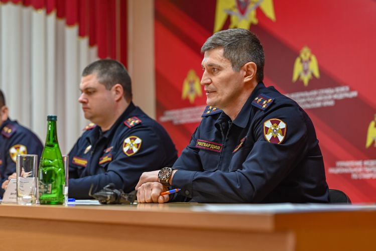 В краевом Управлении Росгвардии состоялась пресс-конференция с руководителями Центра лицензионно-разрешительной работы и отдела государственного контроля