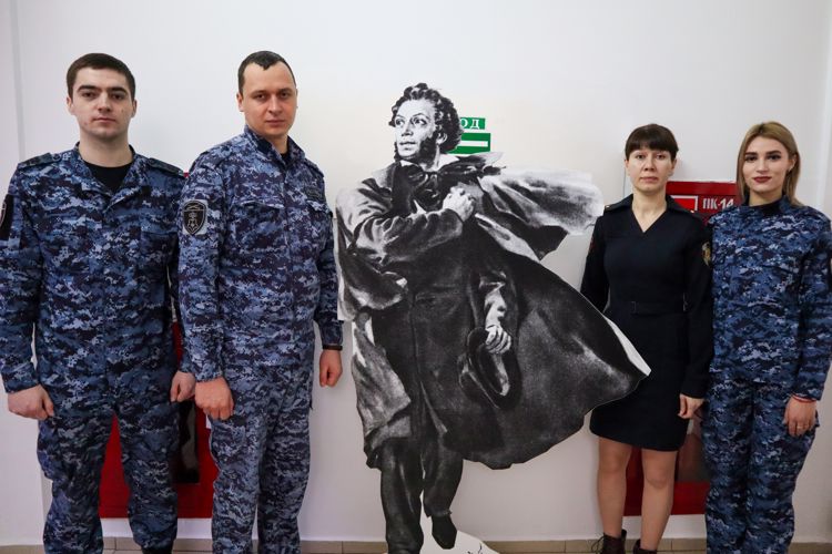 В Ставрополе сотрудники Росгвардии приняли участие в мероприятии, посвященном Дню памяти русского поэта Александра Пушкина  