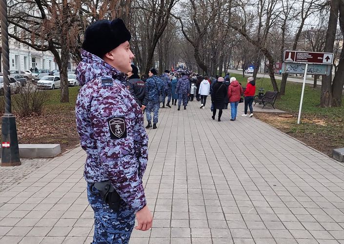 В Ставрополе росгвардейцы приняли участие в обеспечении правопорядка во время Крестного хода