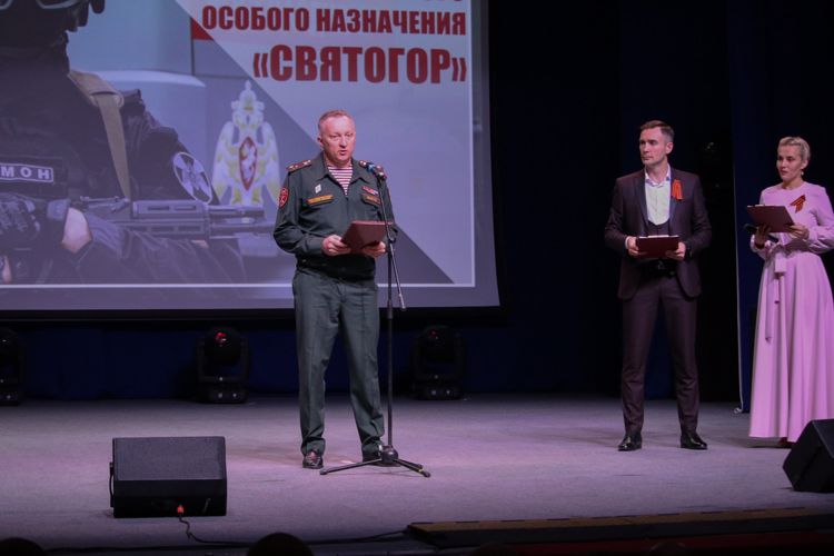 В Минеральных Водах сотрудники транспортного ОМОН «Святогор» отметили 30-ю годовщину со дня образования отряда