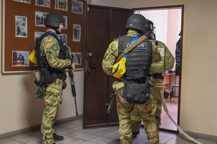 В Ставрополе сотрудники Росгвардии и МЧС провели пожарно-тактические тренировки 