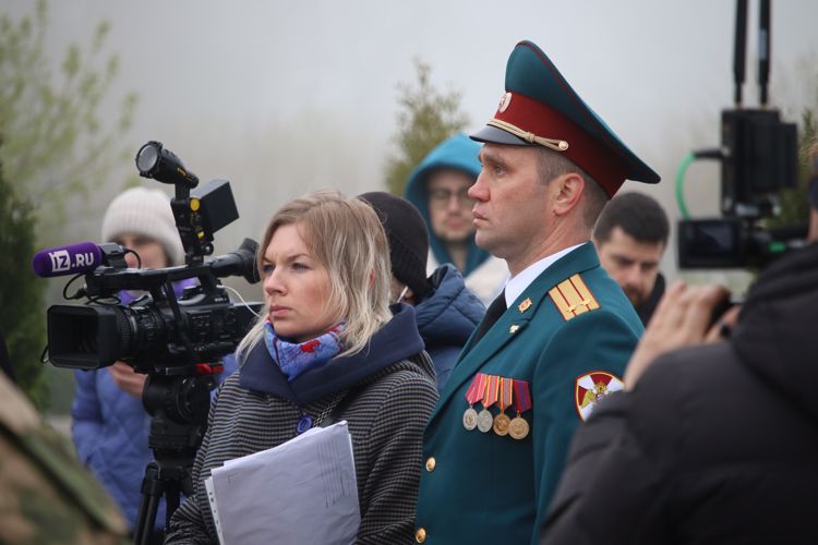На Ставрополье заместитель командующего Северо-Кавказским округом Росгвардии принял участие в открытии мемориала защитникам Отечества