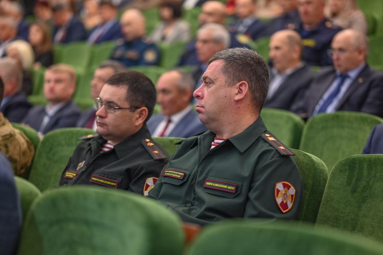 На Ставрополье представители Росгвардии приняли участие в межрегиональных ветеринарно-санитарных учениях