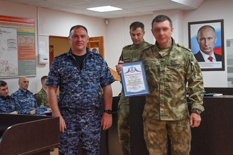 В Ставрополе росгвардейцам вручили награды Общества «Динамо»