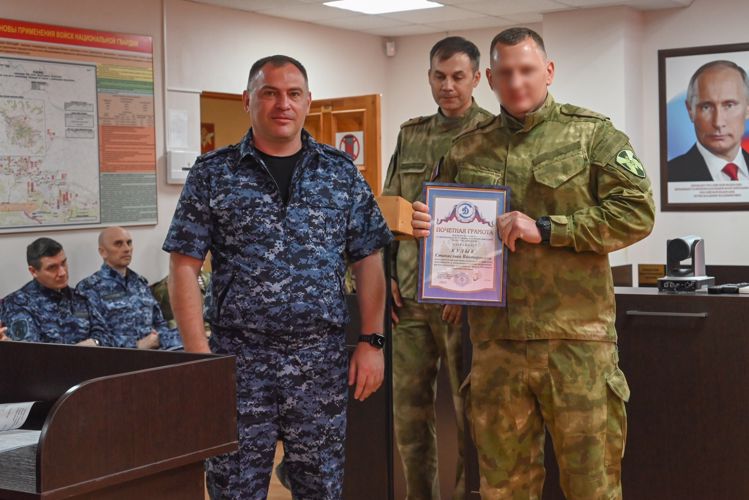 В Ставрополе росгвардейцам вручили награды Общества «Динамо»