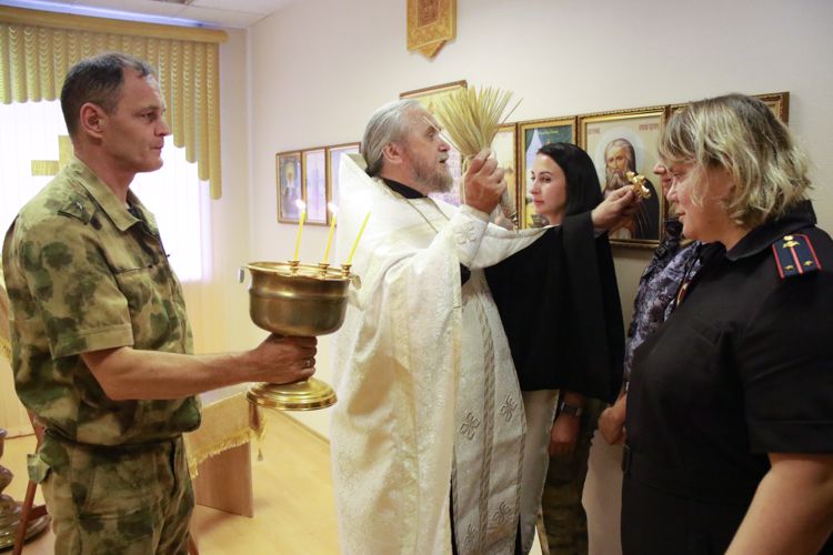 В краевом Управлении Росгвардии на Ставрополье состоялось праздничное богослужение