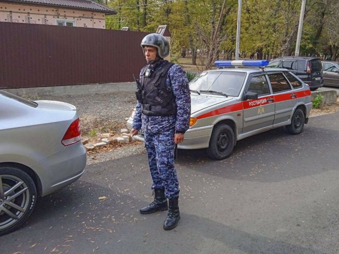 Межведомственная пожарно-тактическая тренировка Росгвардии и МЧС прошла в Невинномысске