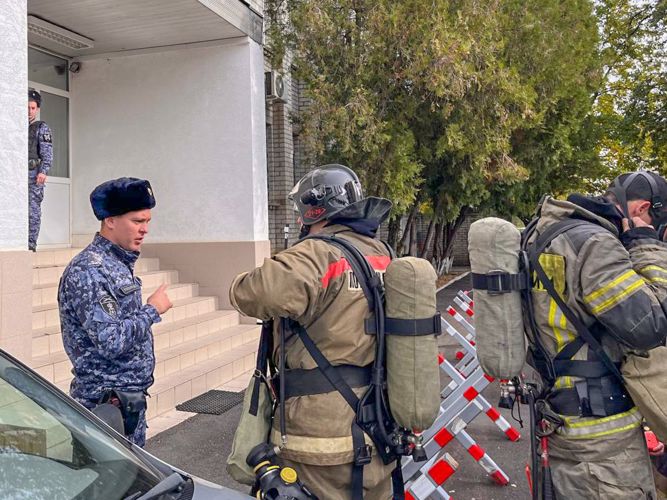 Межведомственная пожарно-тактическая тренировка Росгвардии и МЧС прошла в Невинномысске