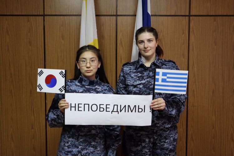 В Ставрополе росгвардейцы приняли участие в акции, посвященной Дню народного единства