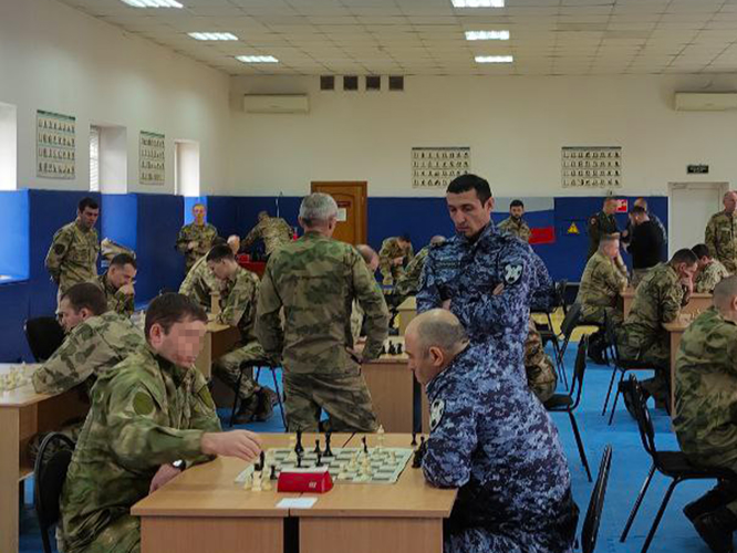 Cильнейшие шахматисты определились в Северо-Кавказском округе Росгвардии