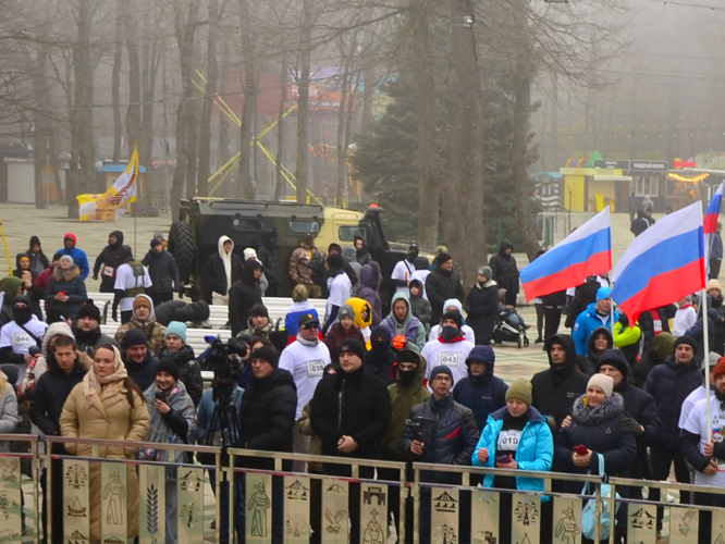 В Ставрополе росгвардейцы приняли участие в городском патриотическом мероприятии