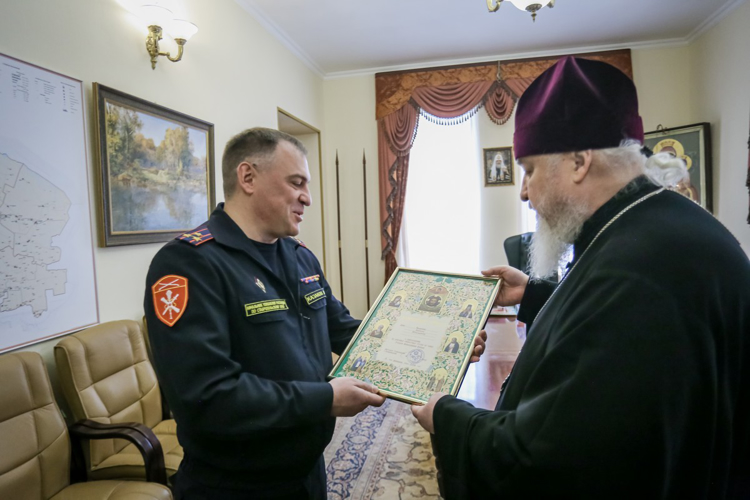  Состоялась рабочая встреча  начальника Управления Росгвардии по Ставропольскому краю с представителем духовенства 
