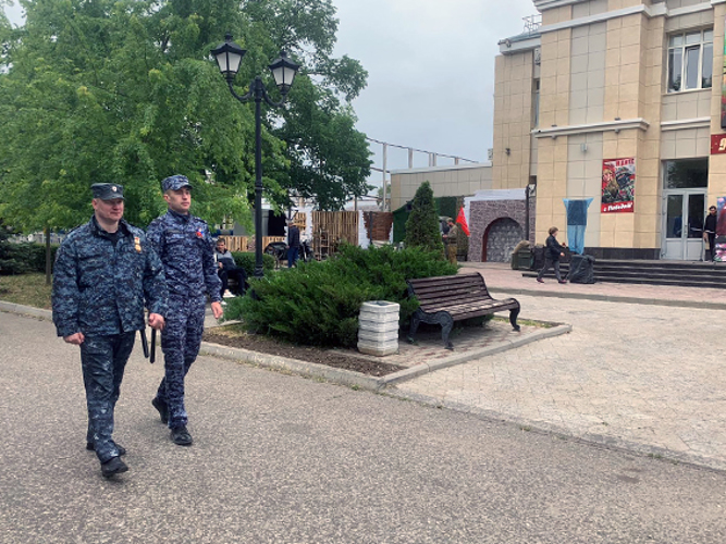 На Ставрополье росгвардейцы обеспечили безопасность  во время празднования Дня Победы