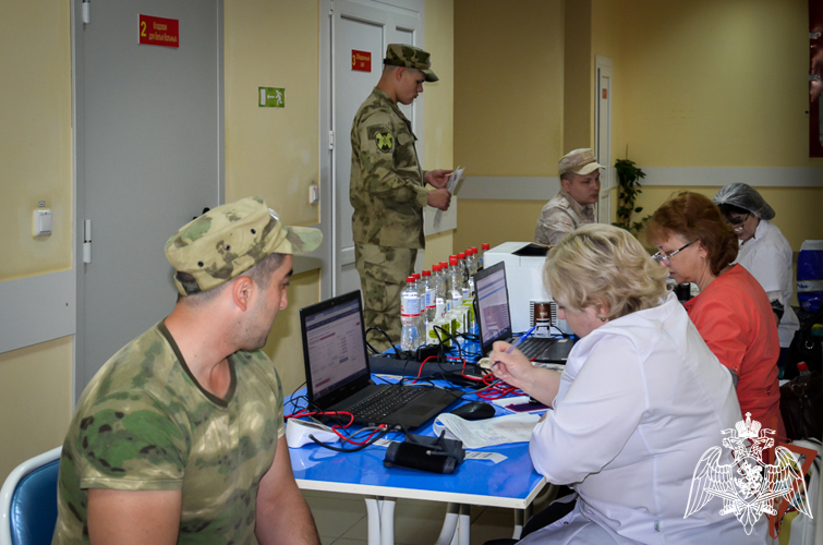 Военнослужащие Росгвардии приняли участие в донорской акции «От сердца к сердцу» в Пятигорске