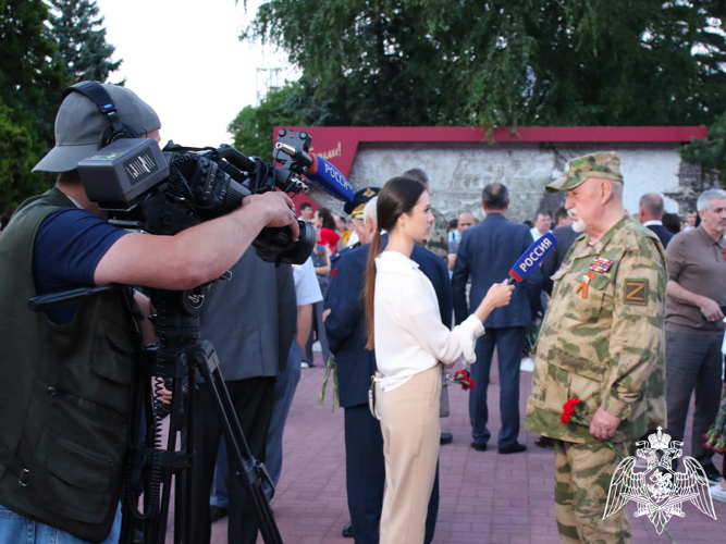 В Ставрополе росгвардейцы присоединились к акции «Свеча памяти»