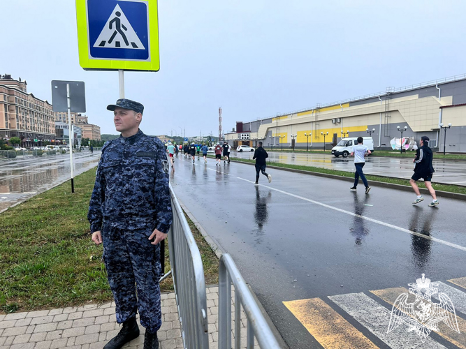 Росгвардейцы приняли  участие в обеспечении безопасности во время проведения спортивного мероприятия в Ставрополе