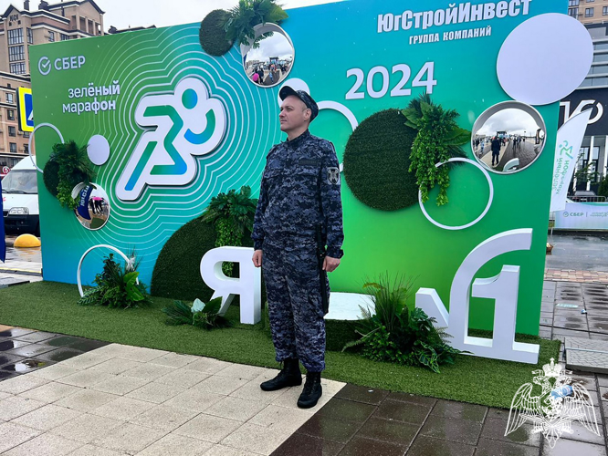 Росгвардейцы приняли  участие в обеспечении безопасности во время проведения спортивного мероприятия в Ставрополе