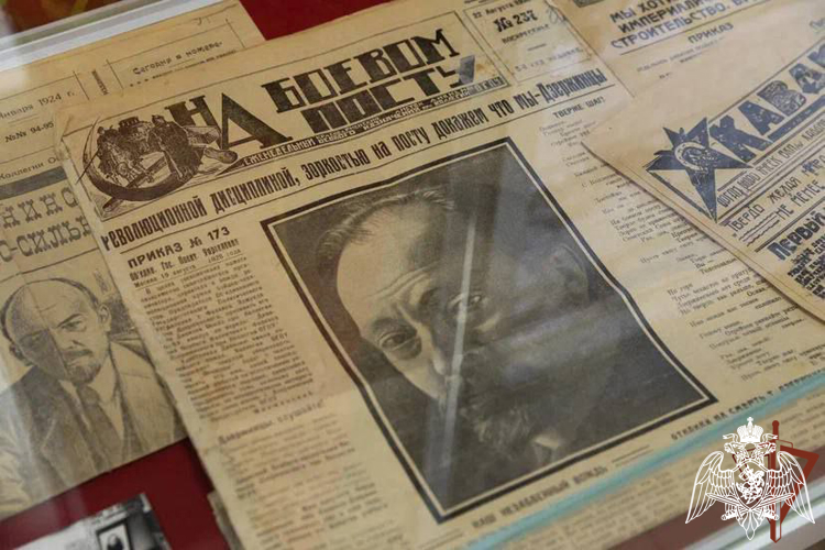 к 100-летию дивизии имени Ф.Э. Дзержинского центральный музей Росгвардии открыл выставку об истории соединения