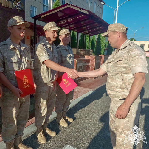 Акция «В память о военной службе в Росгвардии» прошла в Пятигорске
