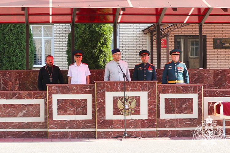 Церемония приведения новобранцев Росгвардии к военной присяге состоялась в Пятигорске