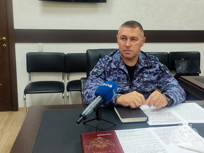  В Управлении вневедомственной охраны Росгвардии по Ставропольскому краю состоялась пресс-конференция 
