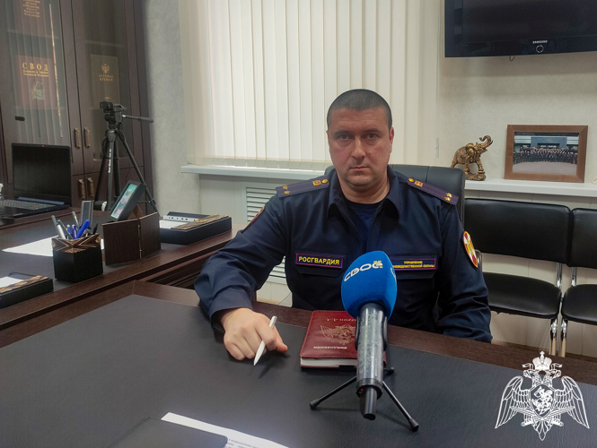  В Управлении вневедомственной охраны Росгвардии по Ставропольскому краю состоялась пресс-конференция 