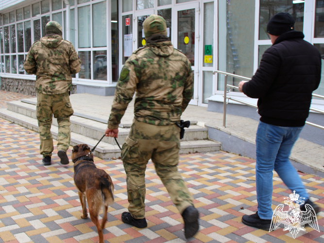 В Ставрополе сотрудники Росгвардии обеспечивают безопасность граждан в период новогодних праздников