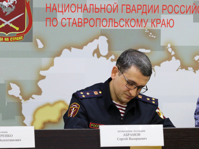 В Управлении Росгвардии по Ставропольскому краю подвели итоги служебно-боевой деятельности в 2024 году