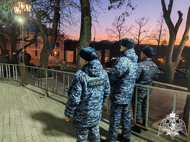 Росгвардейцы  обеспечили общественную безопасность в рождественский сочельник