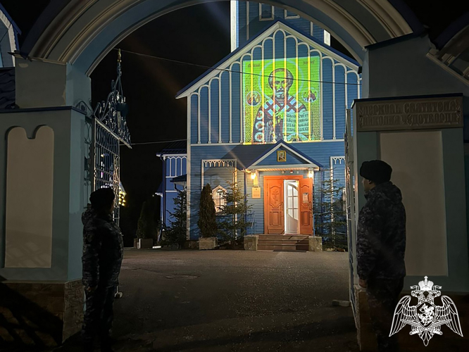 Росгвардейцы  обеспечили общественную безопасность в рождественский сочельник