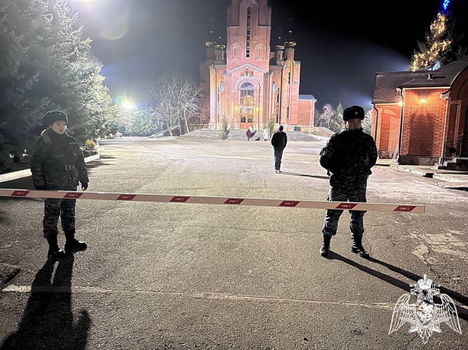 Росгвардейцы  обеспечили общественную безопасность в рождественский сочельник