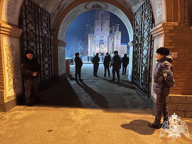 Росгвардейцы  обеспечили общественную безопасность в рождественский сочельник