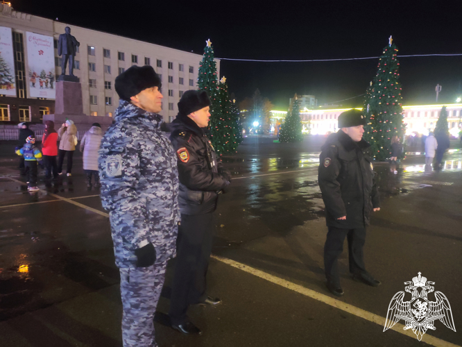 На Ставрополье сотрудники Росгвардии обеспечили безопасность в новогоднюю ночь