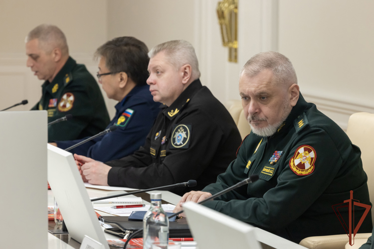 Директор Росгвардии герой России генерал армии Виктор Золотов провел расширенное заседание коллегии по итогам работы ведомства 