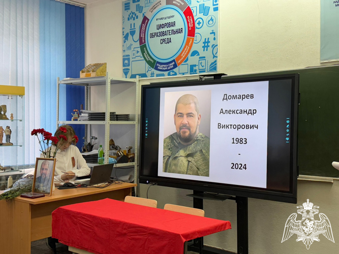 В Кисловодске  росгвардейцы приняли  участие в открытии «Парты Героя»