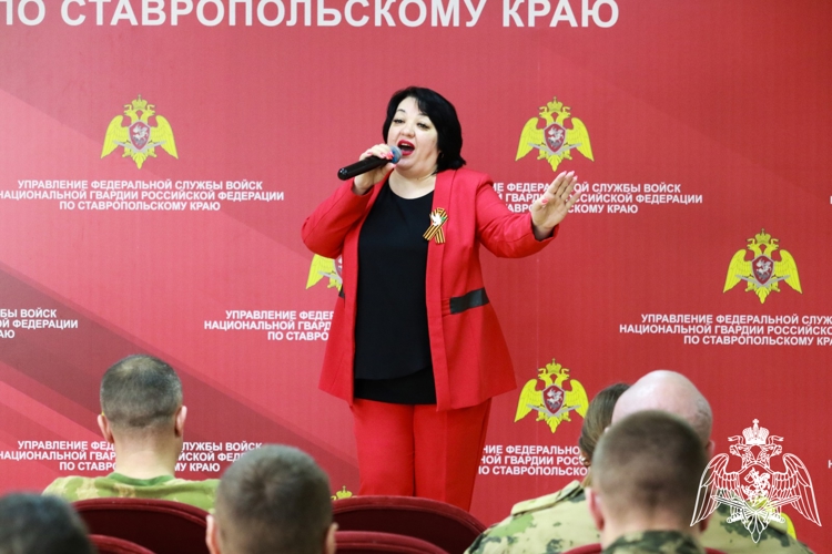 В ОМОН «Южный Бастион» краевого Управления Росгвардии состоялся творческий вечер