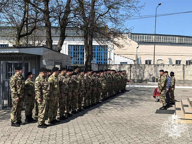 В Минеральных Водах сотрудники ОМОН «Святогор» отметили 32-ю годовщину со дня образования отряда