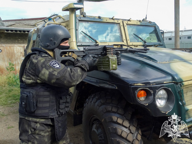 На Ставрополье сотрудники СОБР Росгвардии отметили 32-ю годовщину со дня образования отряда