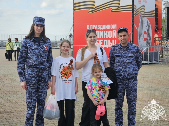 На Ставрополье росгвардейцы присоединились к всероссийской акции «Георгиевская ленточка»