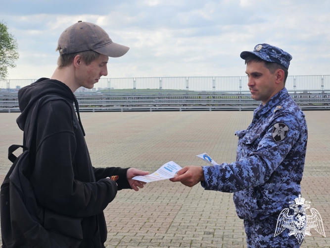 На Ставрополье росгвардейцы присоединились к всероссийской акции «Георгиевская ленточка»