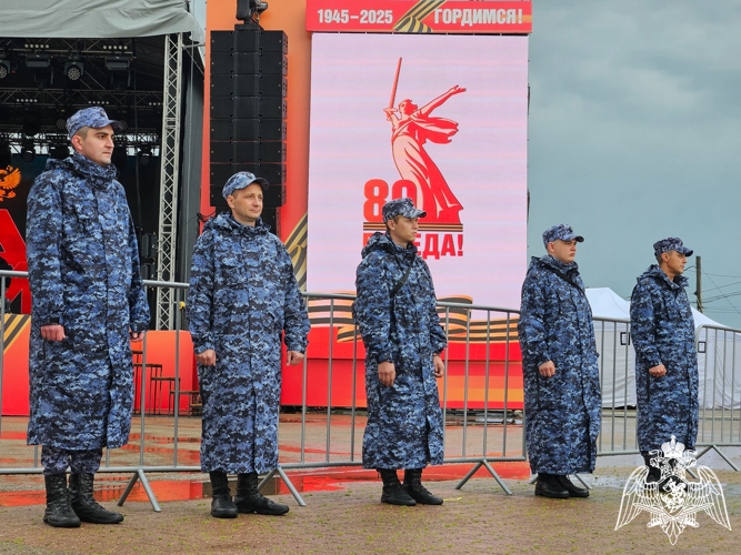 На Ставрополье росгвардейцы обеспечили безопасность праздничных мероприятий 80-летия Великой Победы
