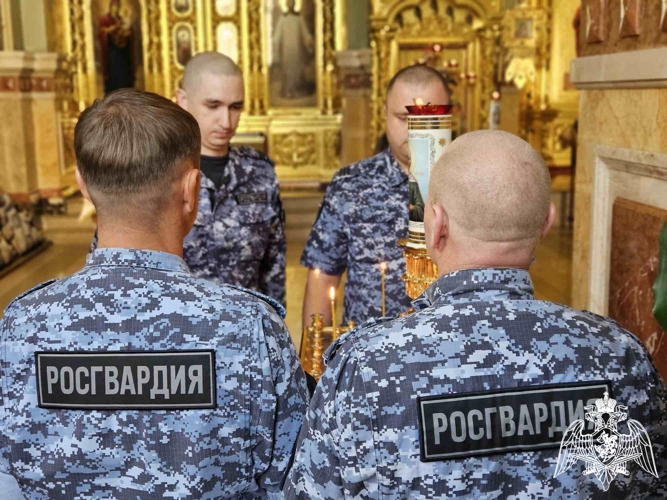 На Ставрополье росгвардейцы приняли участие в мероприятиях, посвященных Дню крещения Руси 