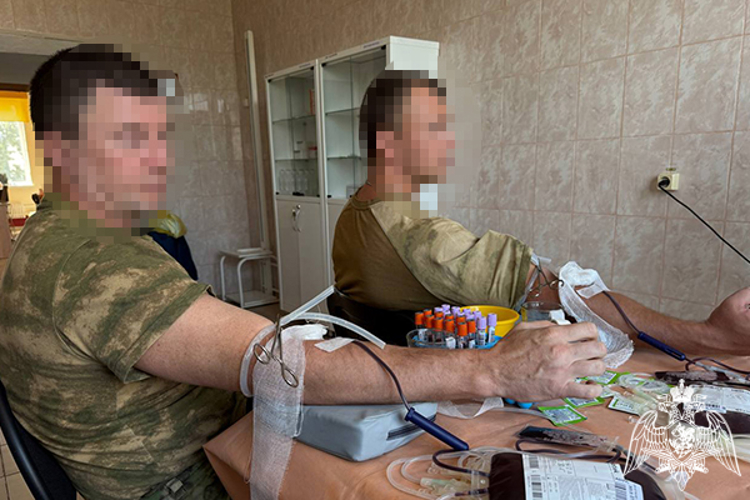 Более 30 литров крови собрали росгвардейцы Ставрополья в ходе донорской акции
