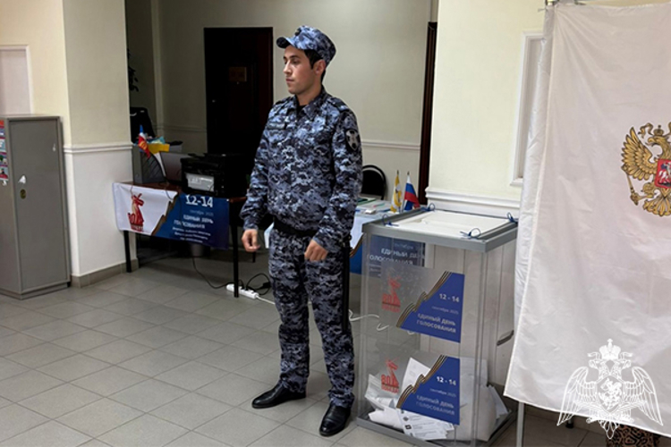 Росгвардейцы обеспечили правопорядок в Единый день голосования на Ставрополье