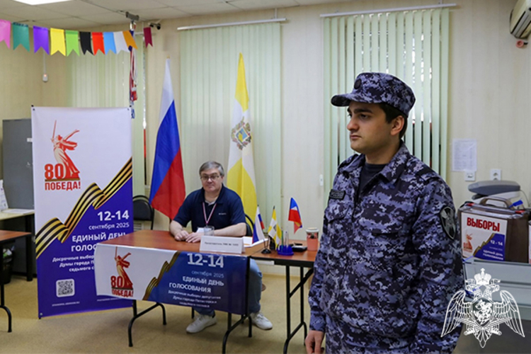 Росгвардейцы обеспечили правопорядок в Единый день голосования на Ставрополье