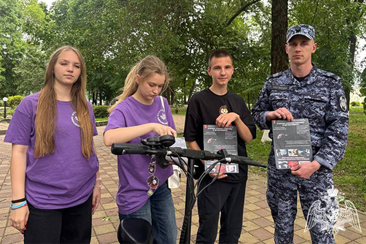 В Новоалександровске росгвардейцы провели профилактическую акцию