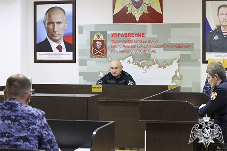 В Управлении Росгвардии по Ставропольскому краю подвели итоги служебно-боевой деятельности за 2025 год