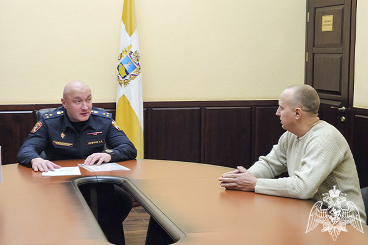 В Ставрополе состоялся личный прием граждан руководителем территориального органа Росгвардии