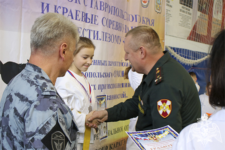 В Ставрополе состоялся турнир по всестилевому каратэ памяти сотрудников ОМОН Росгвардии